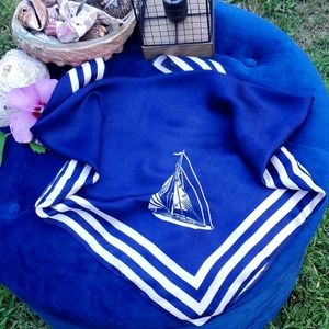 Retro Sailor Style Scarf